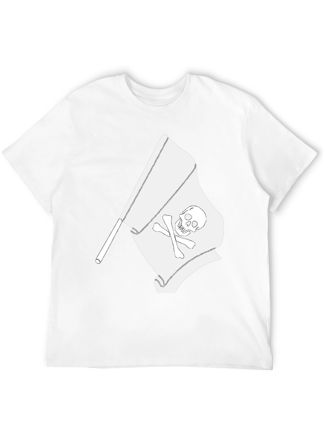 Pirate Flag Graphic Tee - Skull & Crossbones T-Shirt