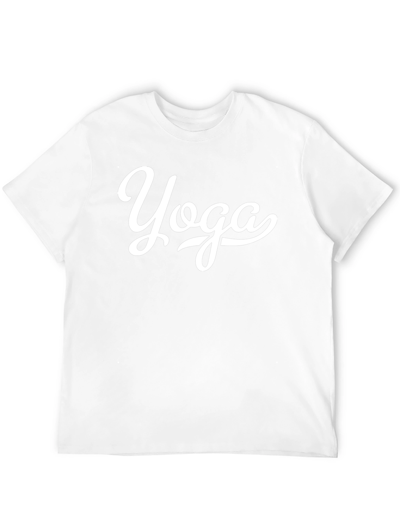 Yoga Graphic Tee - Black Cotton T-Shirt