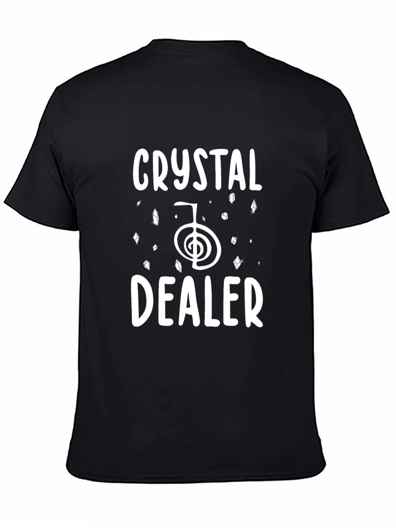 Crystal Dealer Graphic T-Shirt - Black Cotton Tee