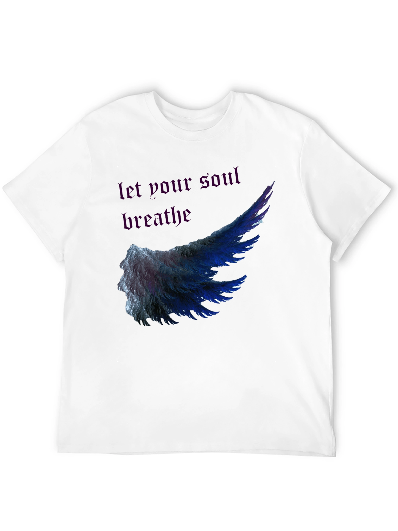 Soul Breathe Wing Graphic Tee - Mens Black T-Shirt