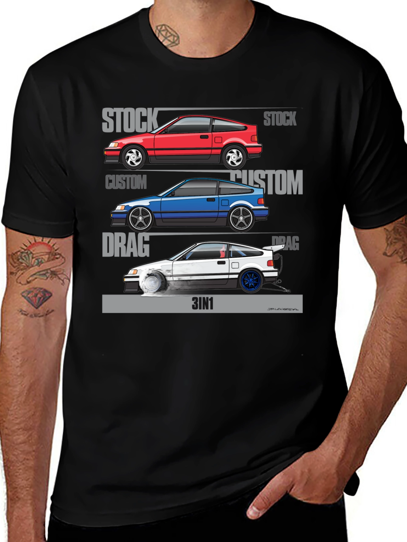 3IN1 Car T-Shirt