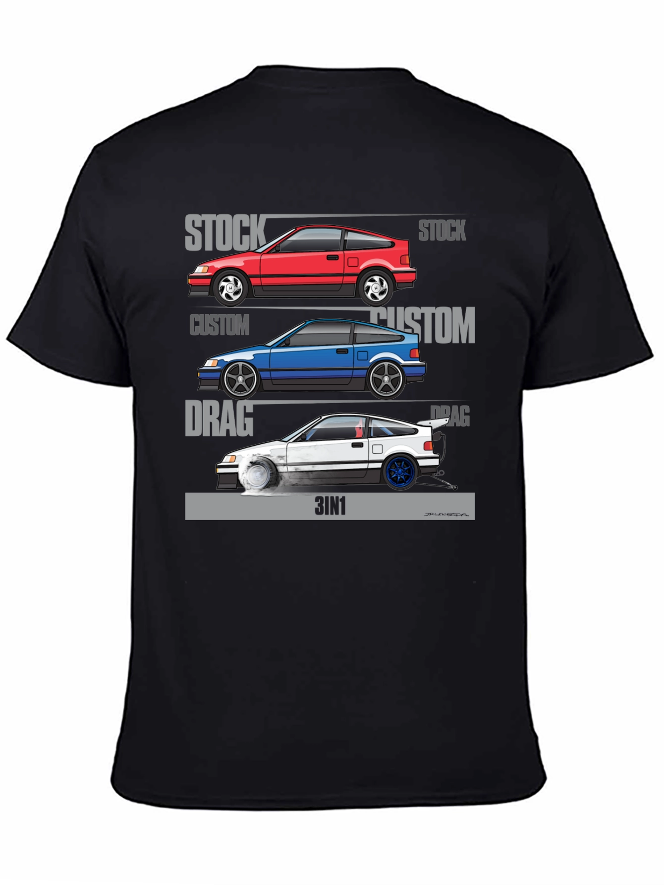 3IN1 Car T-Shirt
