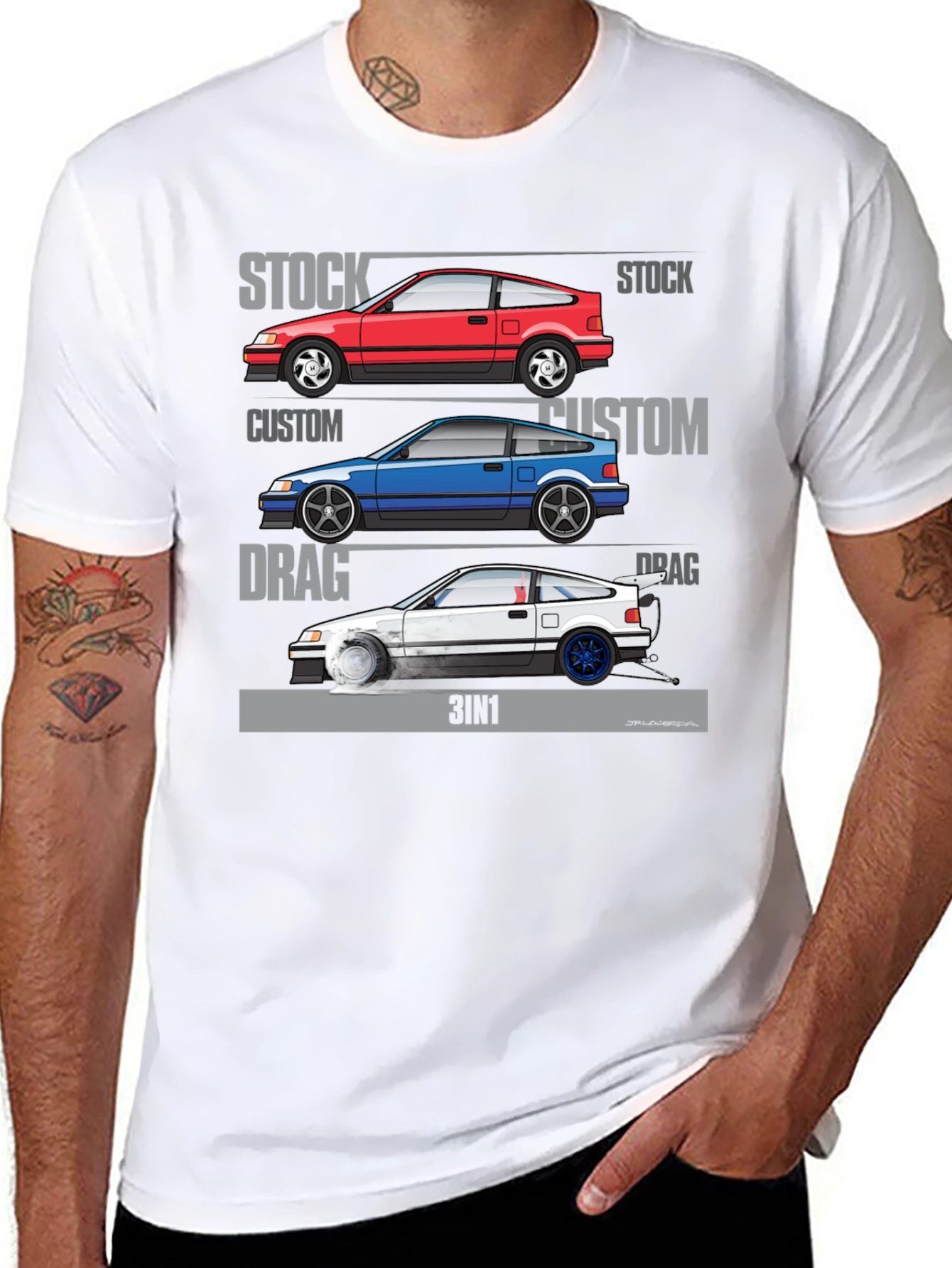 3IN1 Car T-Shirt