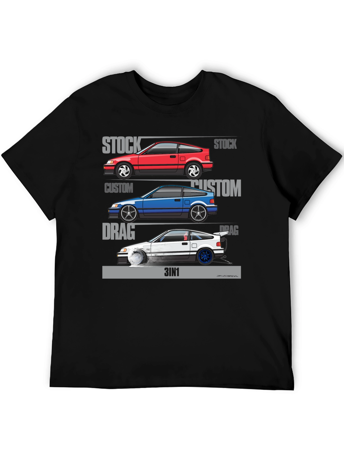 3IN1 Car T-Shirt