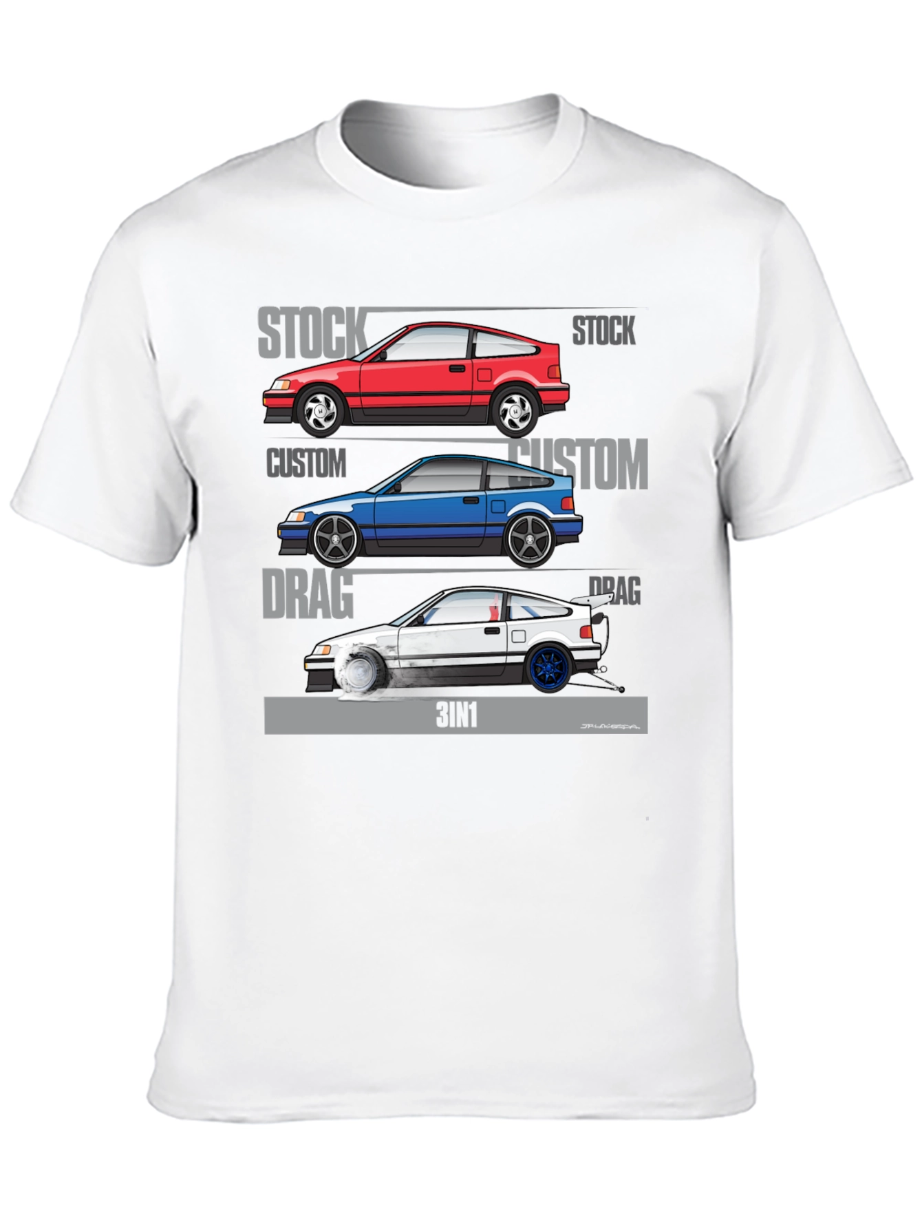 3IN1 Car T-Shirt