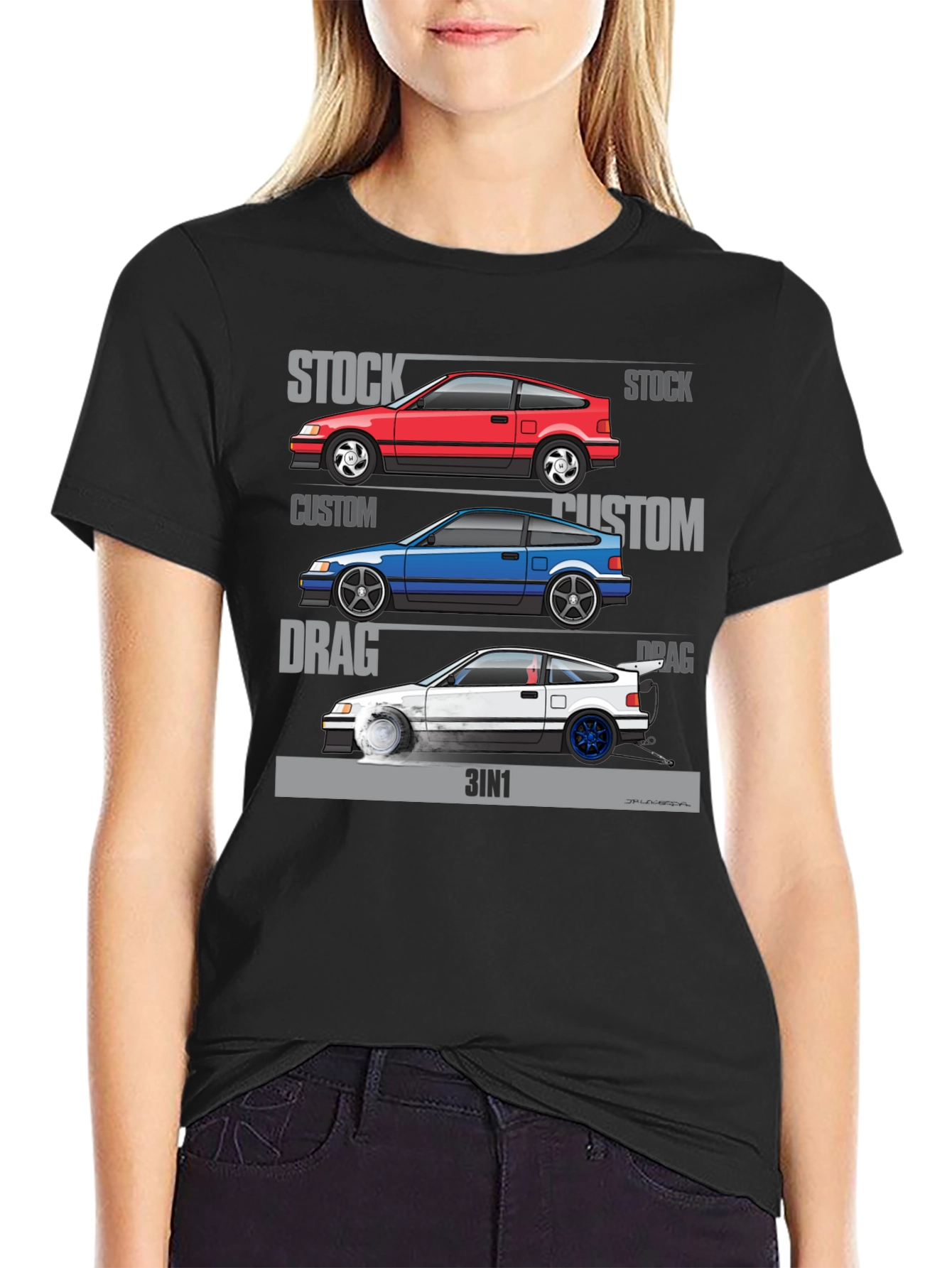3IN1 Car T-Shirt