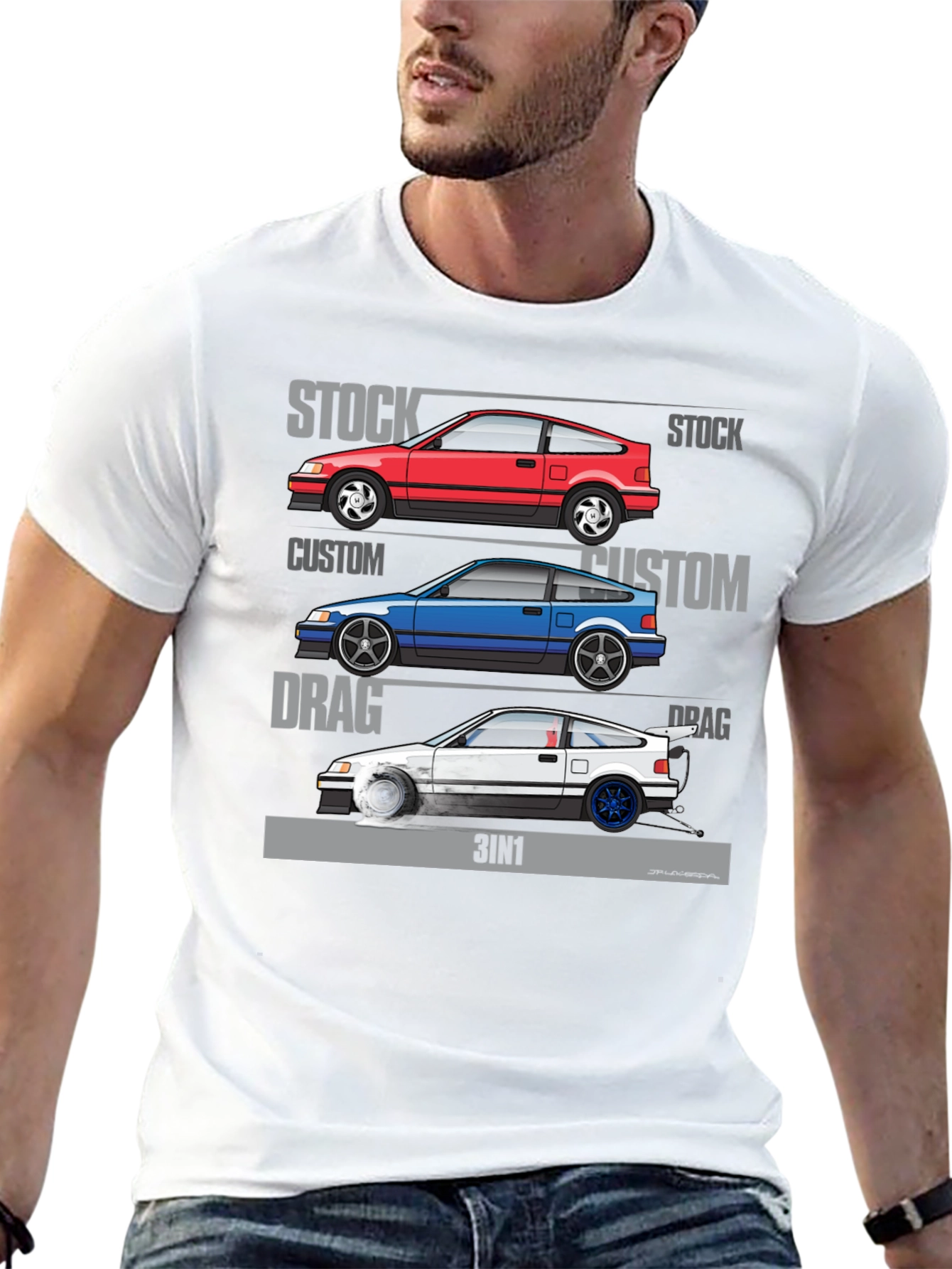 3IN1 Car T-Shirt