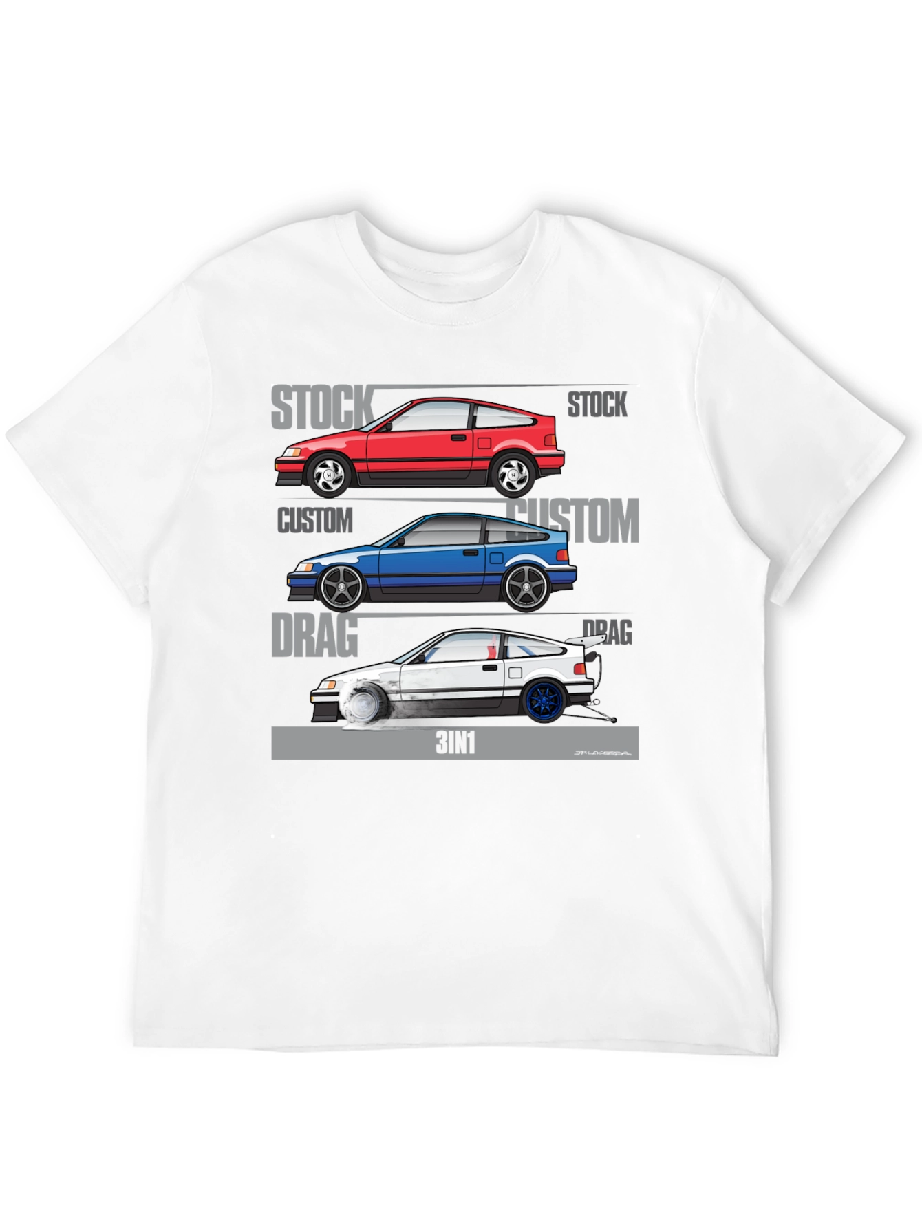 3IN1 Car T-Shirt
