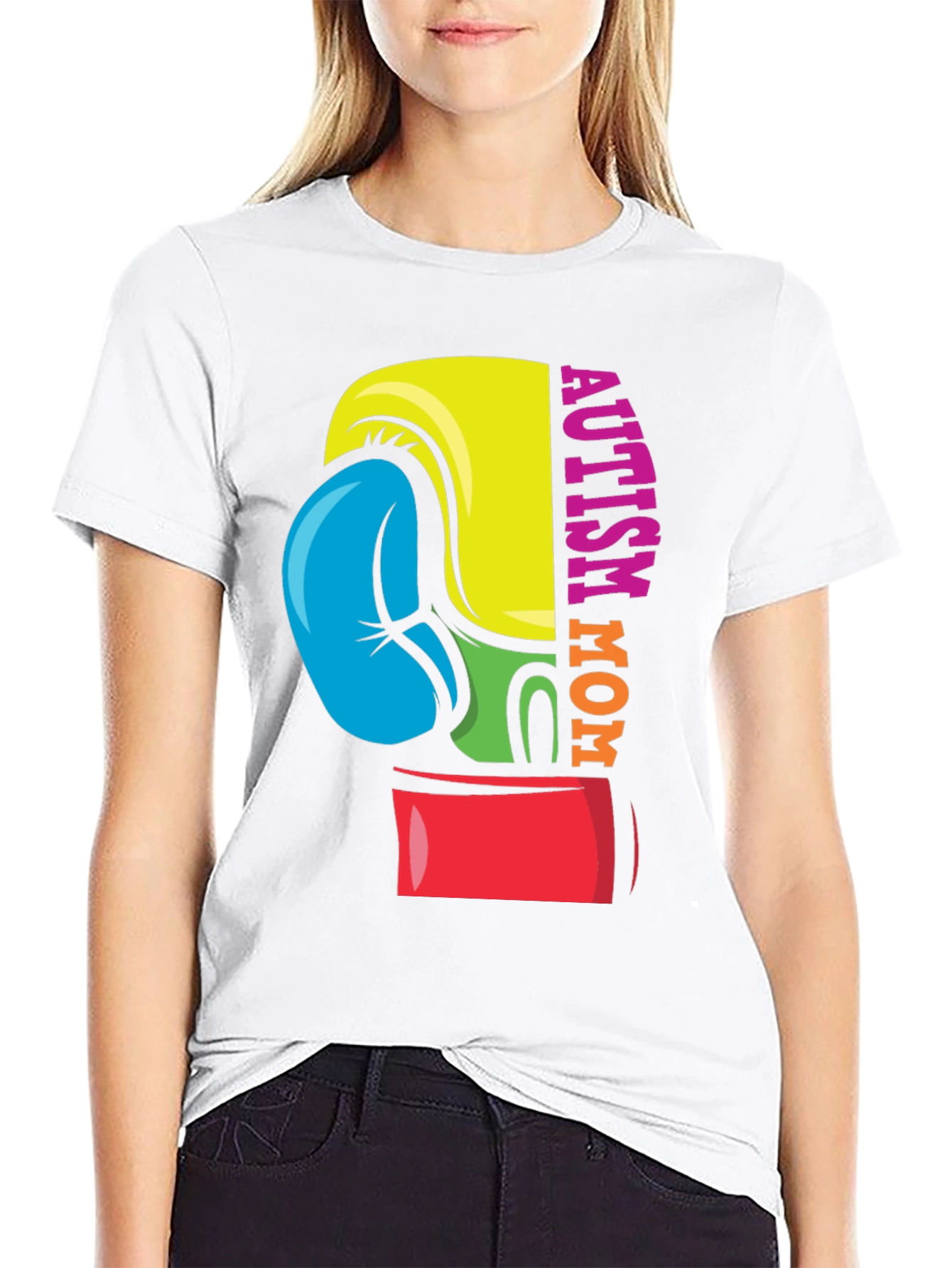 Autism Mom Boxing Glove T-Shirt