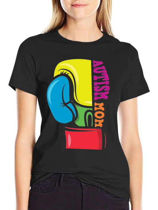 Autism Mom Boxing Glove T-Shirt