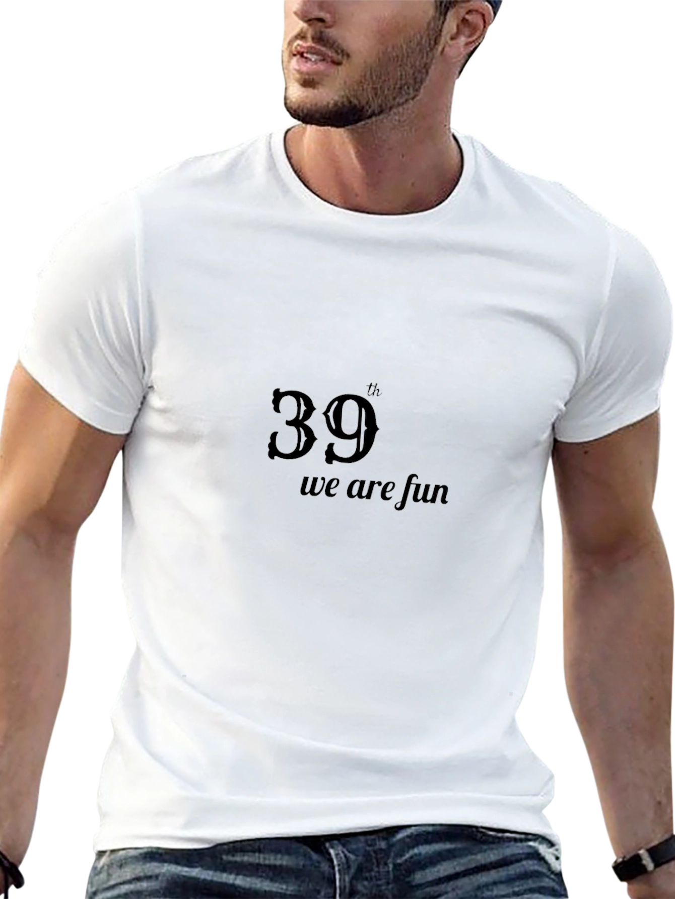 Fun 39th Birthday Black T-Shirt