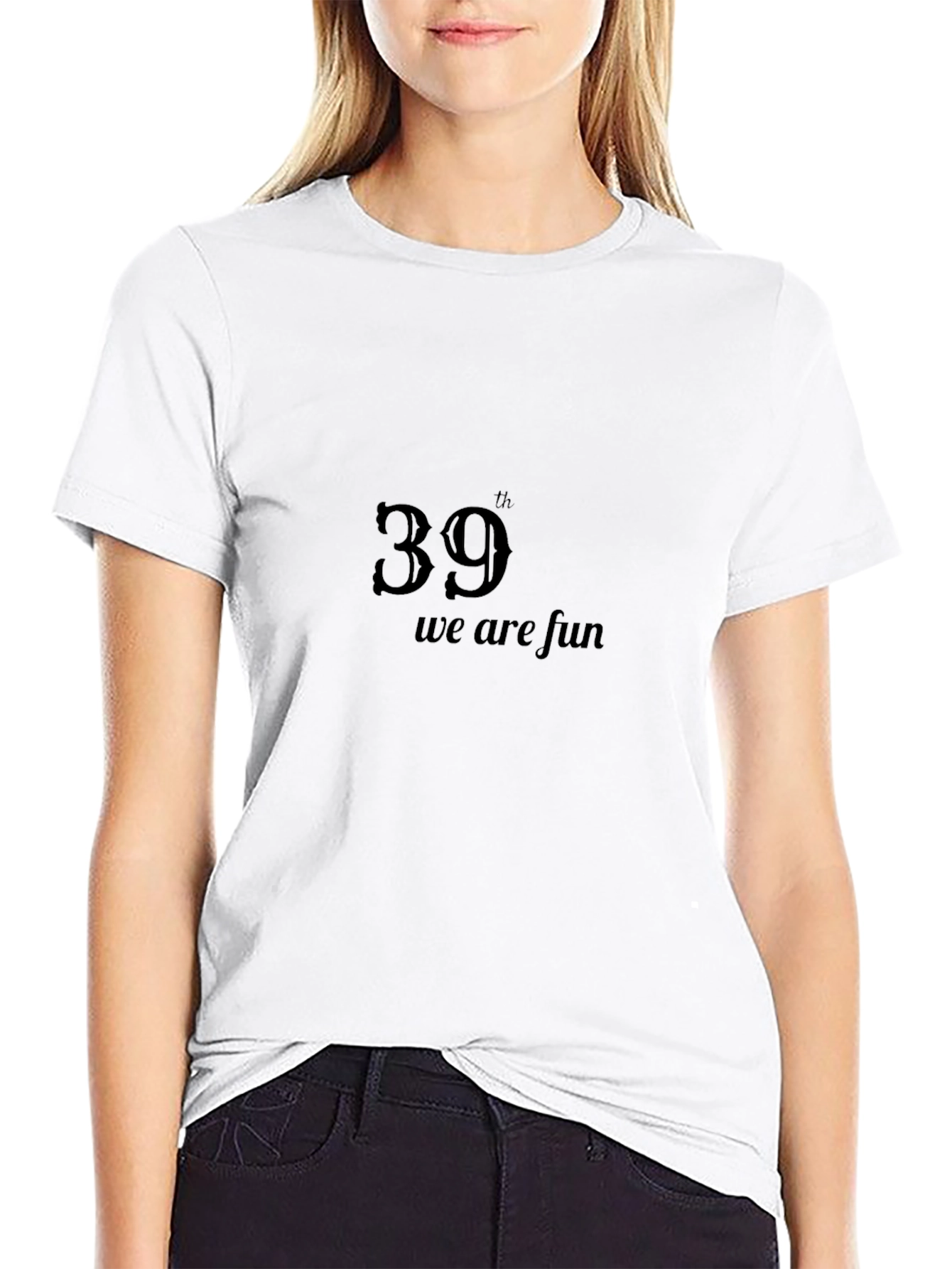 Fun 39th Birthday Black T-Shirt