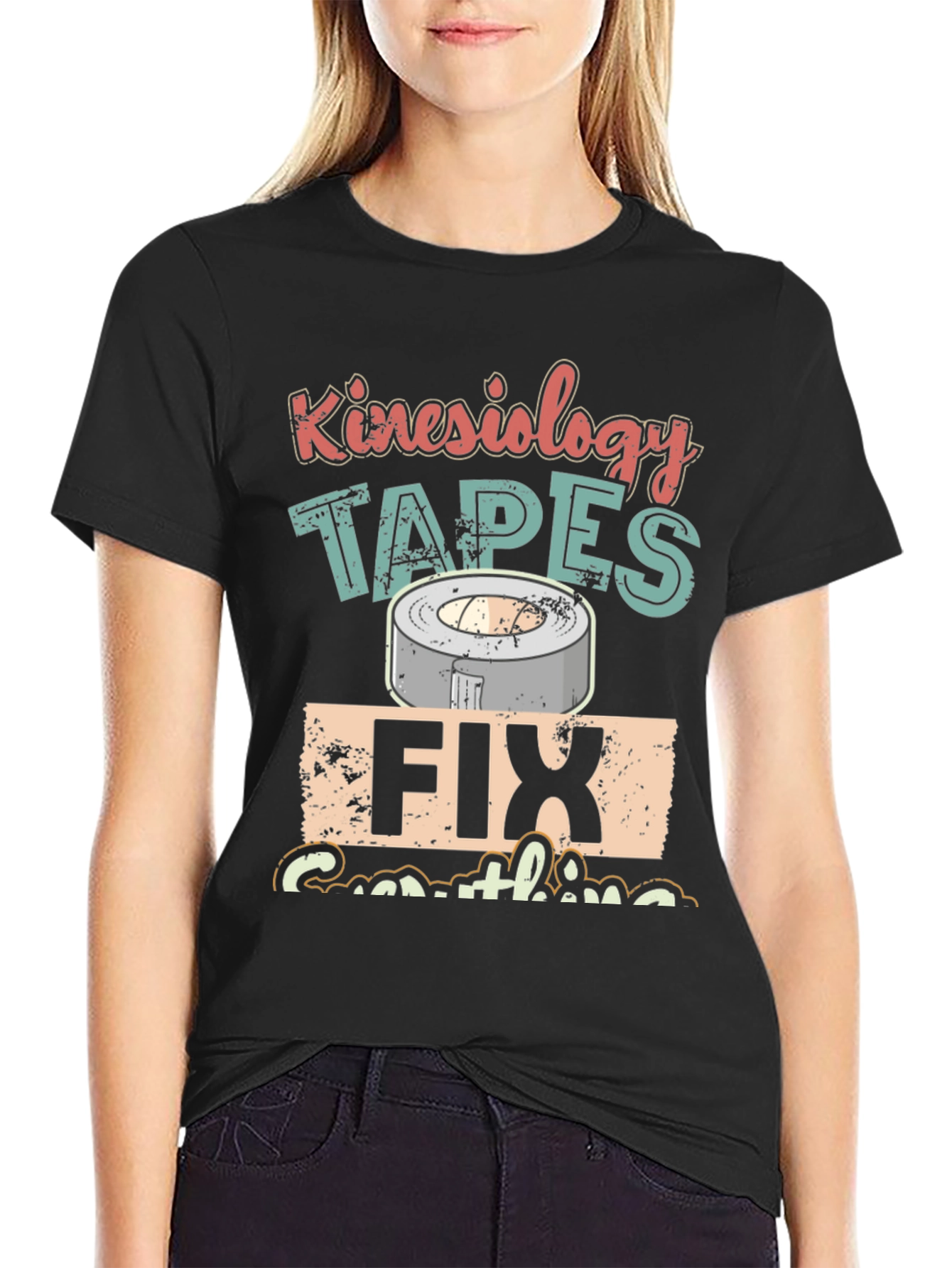 Kinesiology Tapes Graphic T-Shirt - Fix Everything Tee