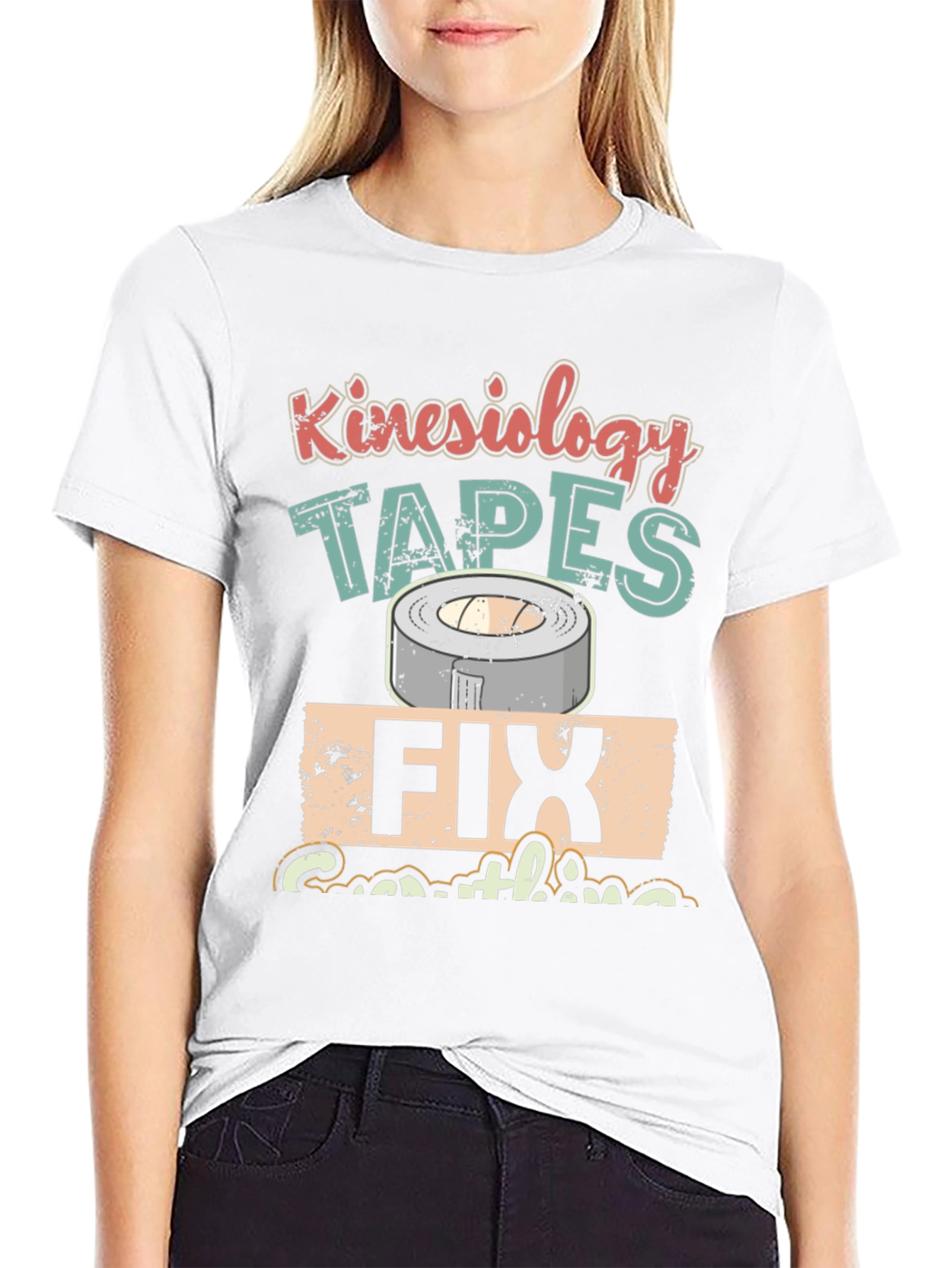 Kinesiology Tapes Graphic T-Shirt - Fix Everything Tee