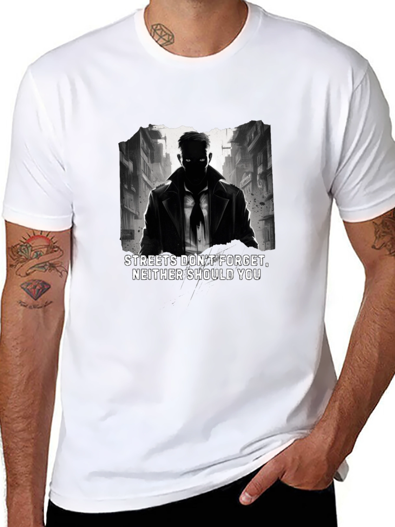 Streets Dont Forget Graphic T-Shirt