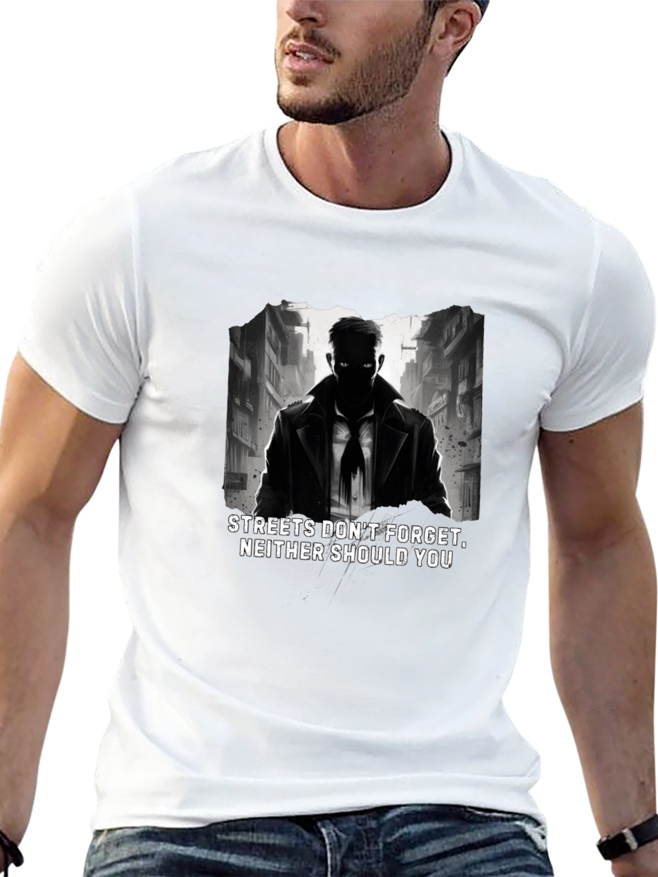 Streets Dont Forget Graphic T-Shirt