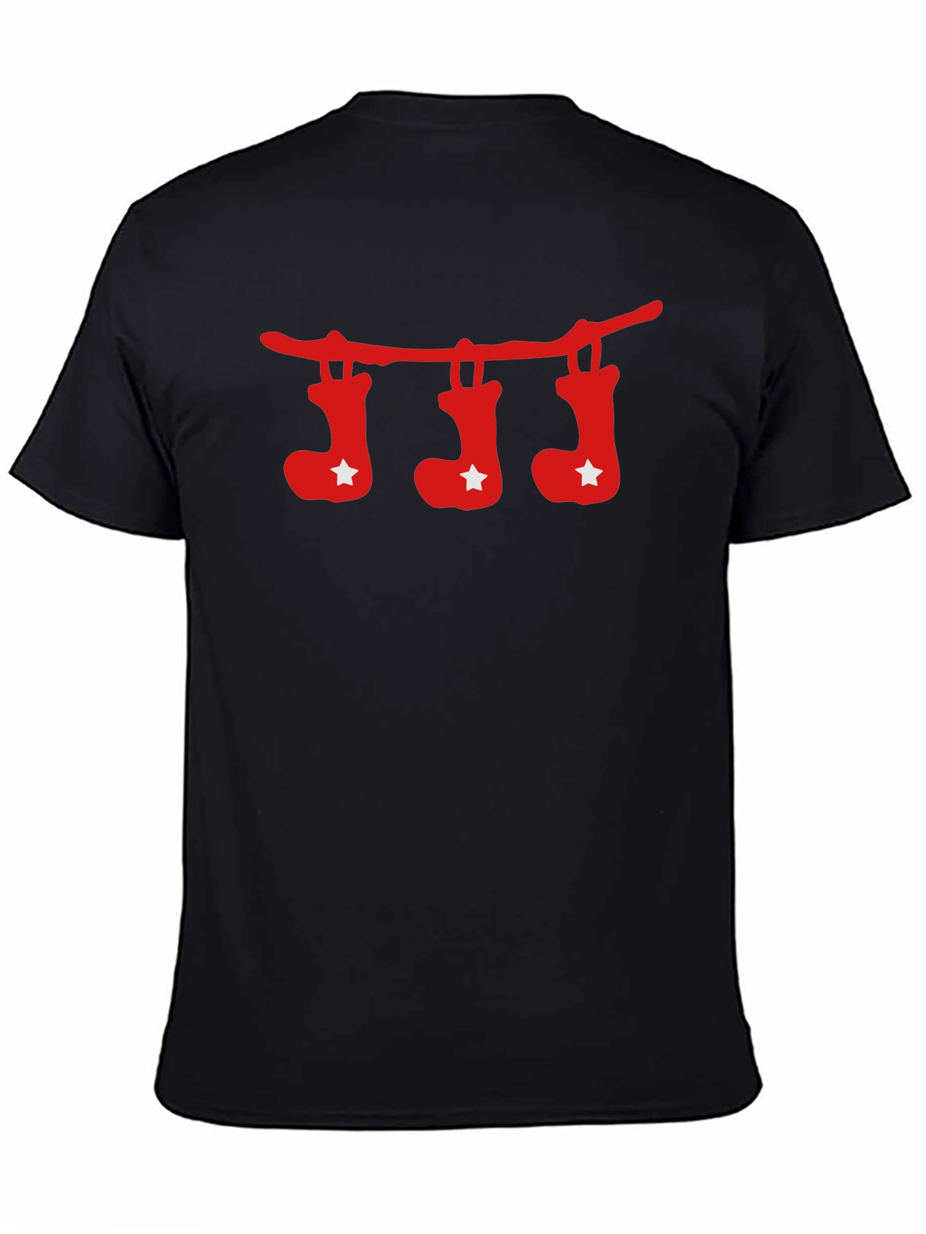 Holiday Christmas Stockings Graphic T-Shirt
