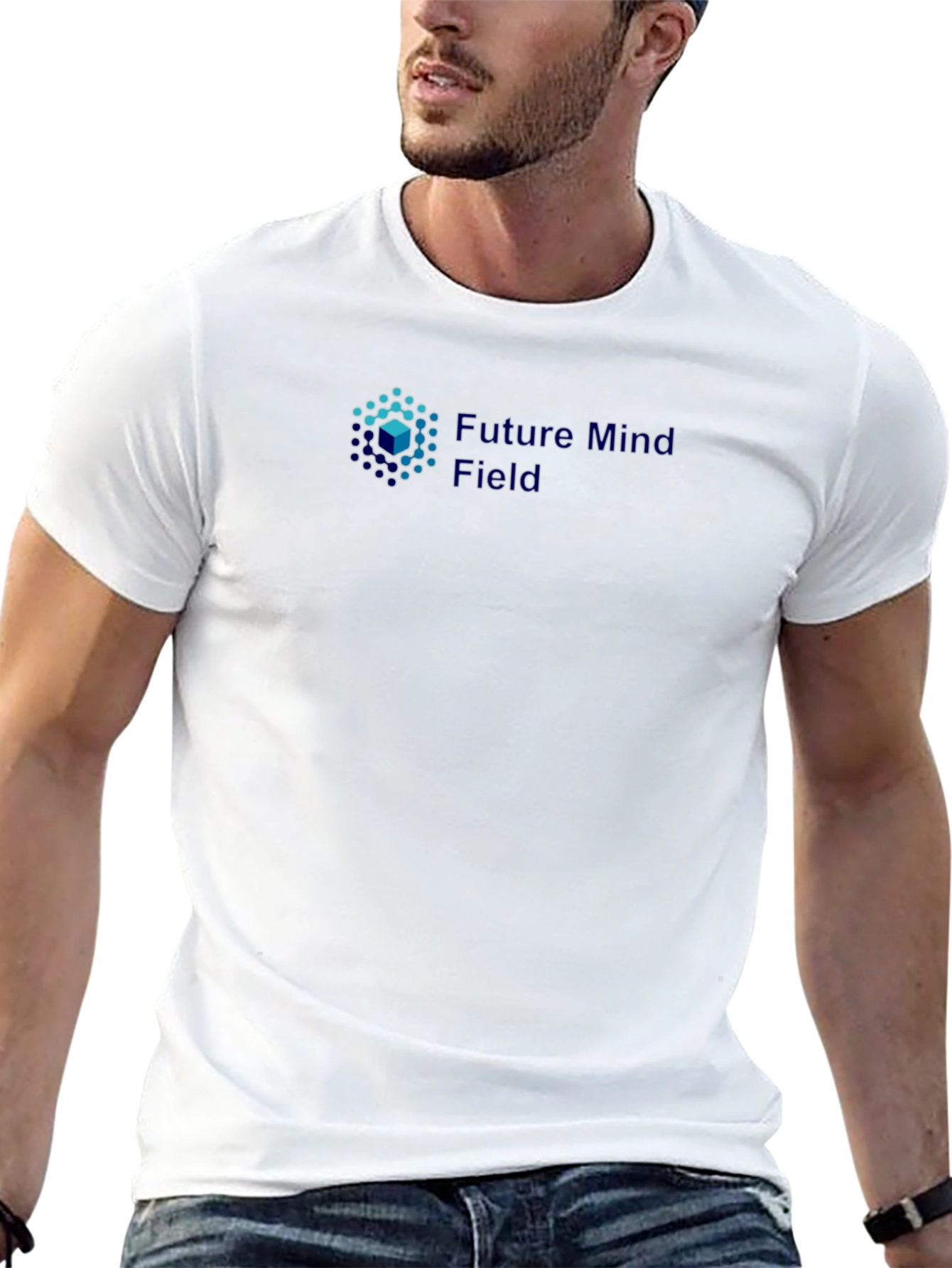 Future Mind Field Black T-Shirt
