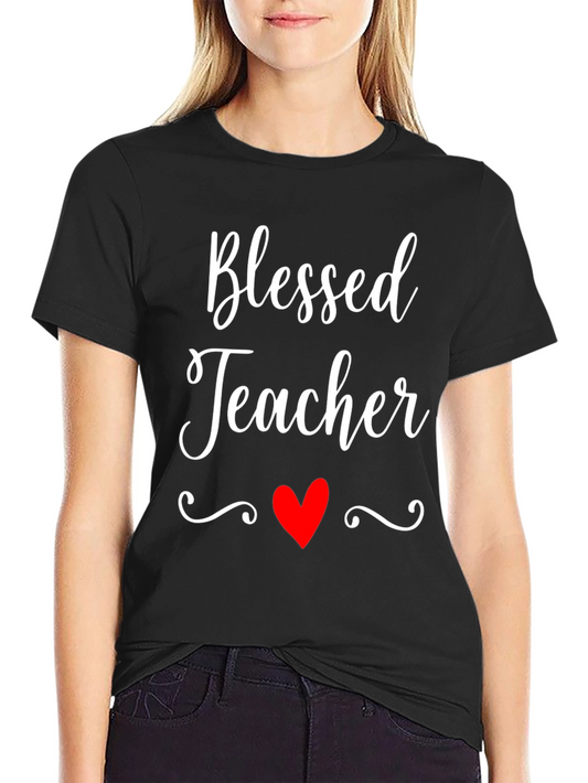 Blessed Teacher Graphic T-Shirt - Unisex Short Sleeve