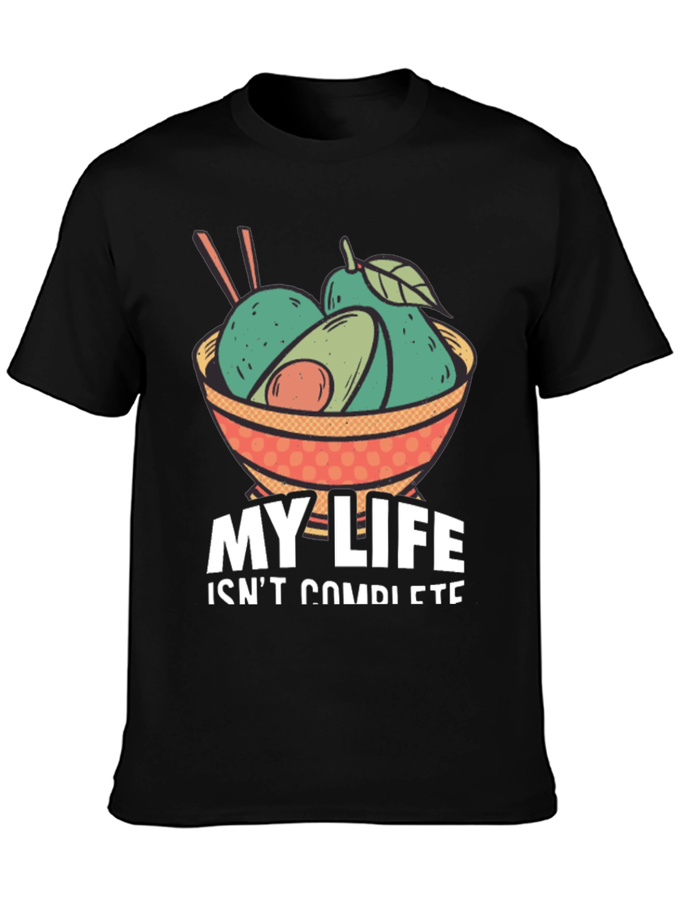 Avocado Bowl Graphic Tee - My Life Isnt Complete