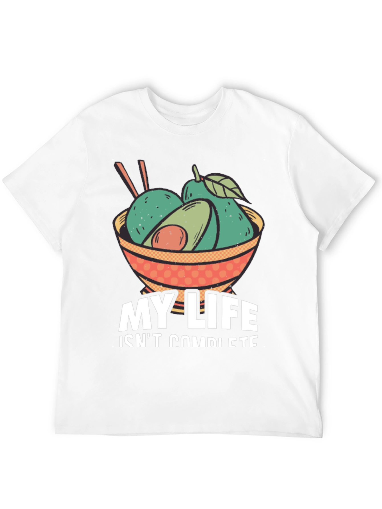 Avocado Bowl Graphic Tee - My Life Isnt Complete