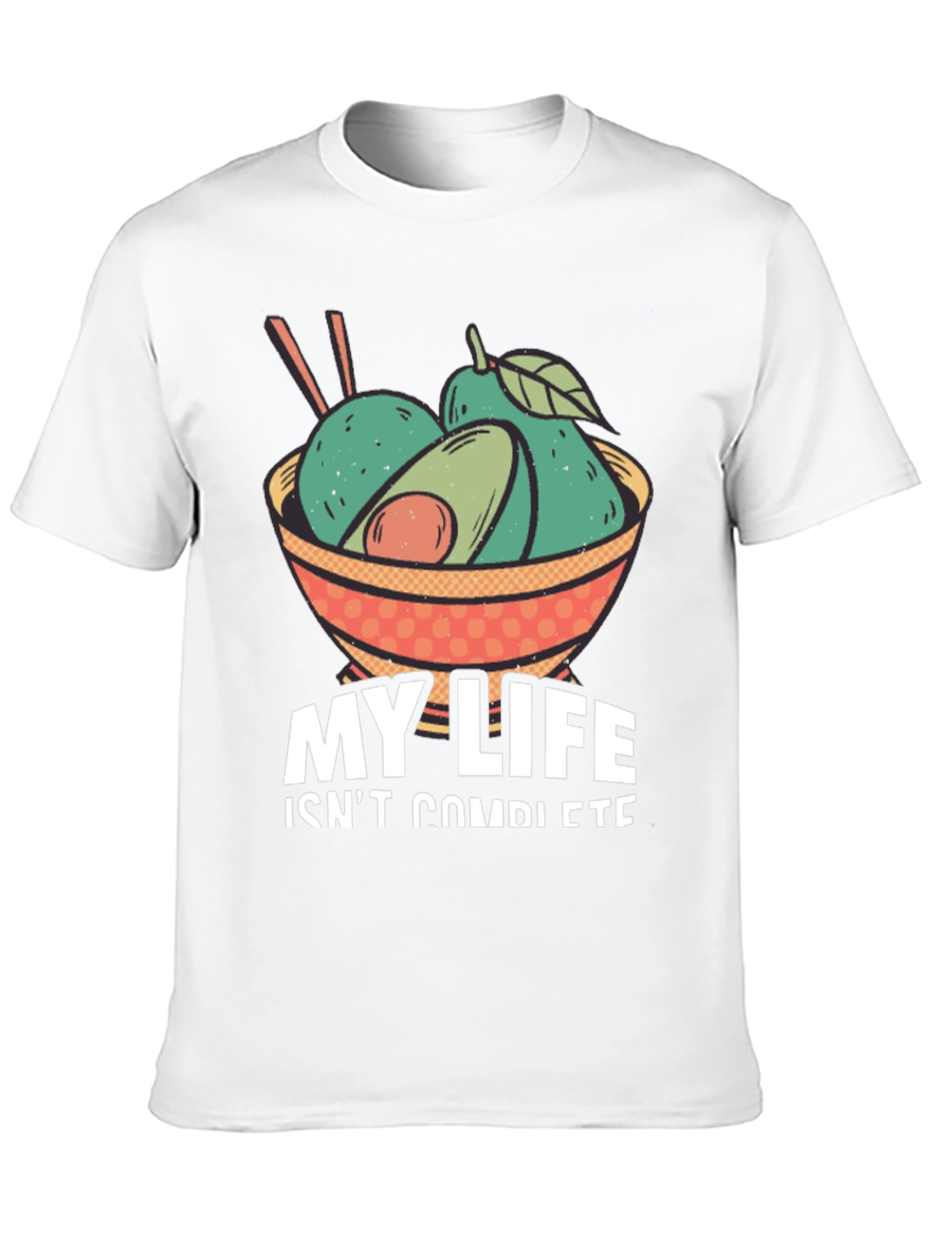 Avocado Bowl Graphic Tee - My Life Isnt Complete