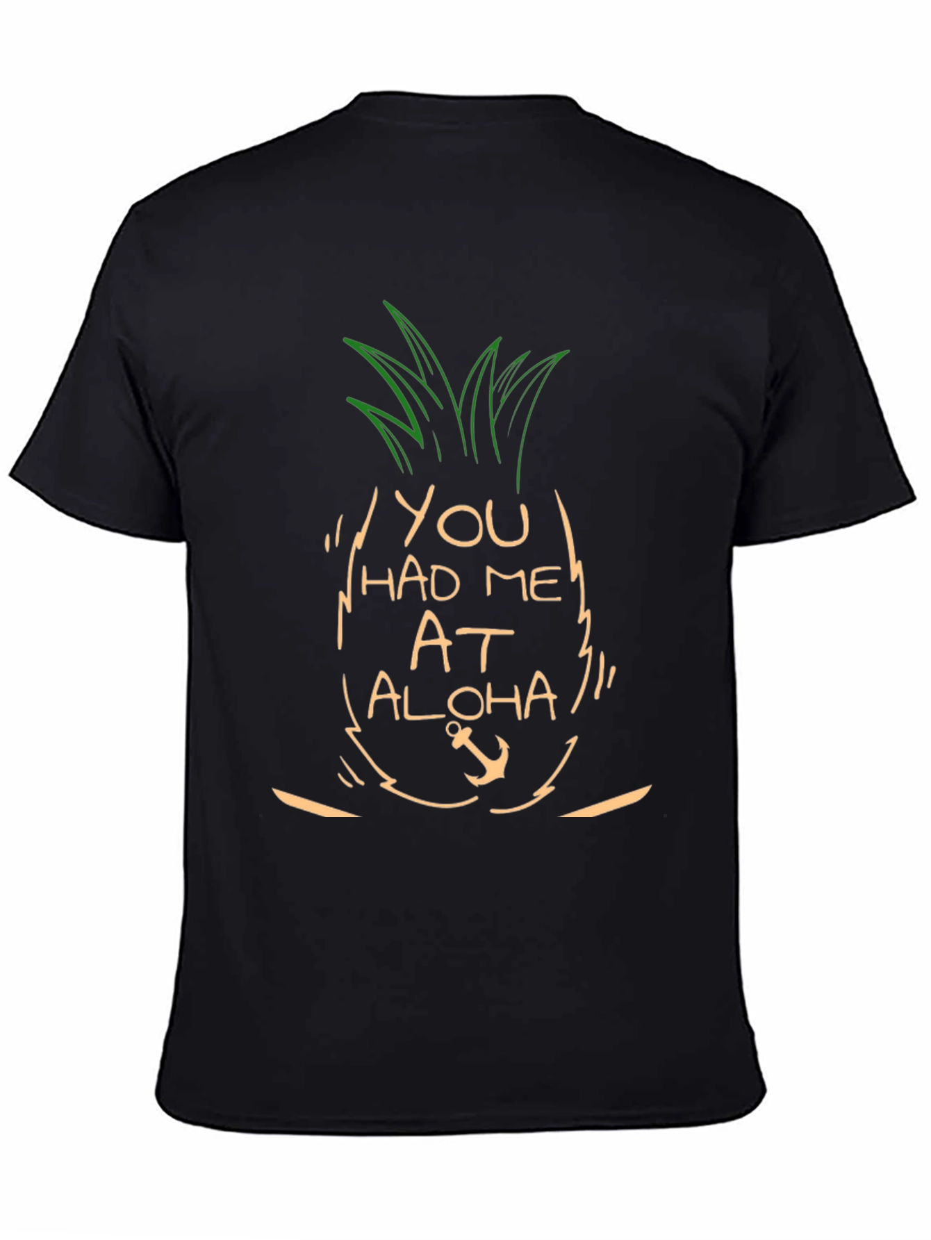 Aloha Pineapple Graphic T-Shirt - Soft Cotton Blend