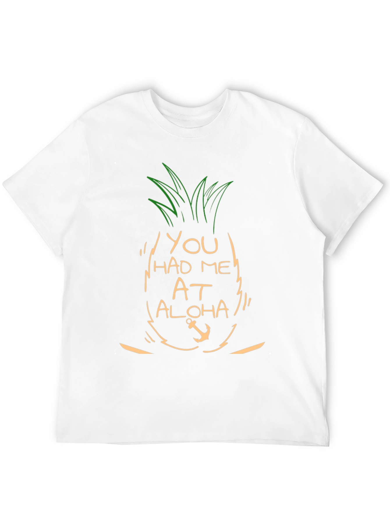 Aloha Pineapple Graphic T-Shirt - Soft Cotton Blend