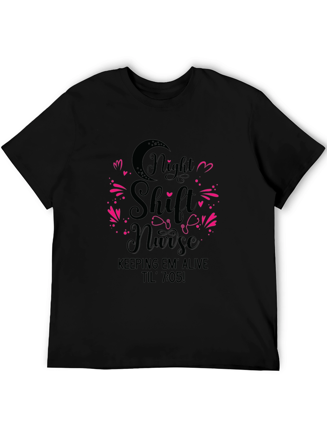 Night Shift Nurse T-Shirt - Funny Nursing Tee