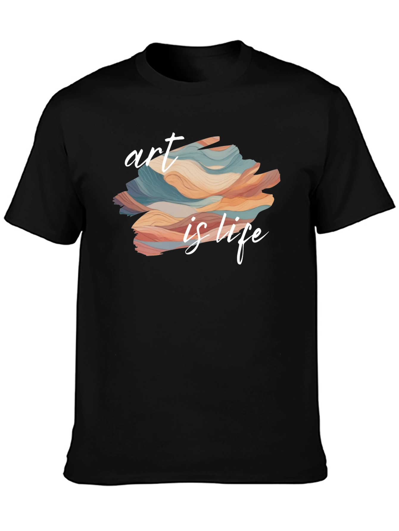 Art is Life Graphic Tee - Black