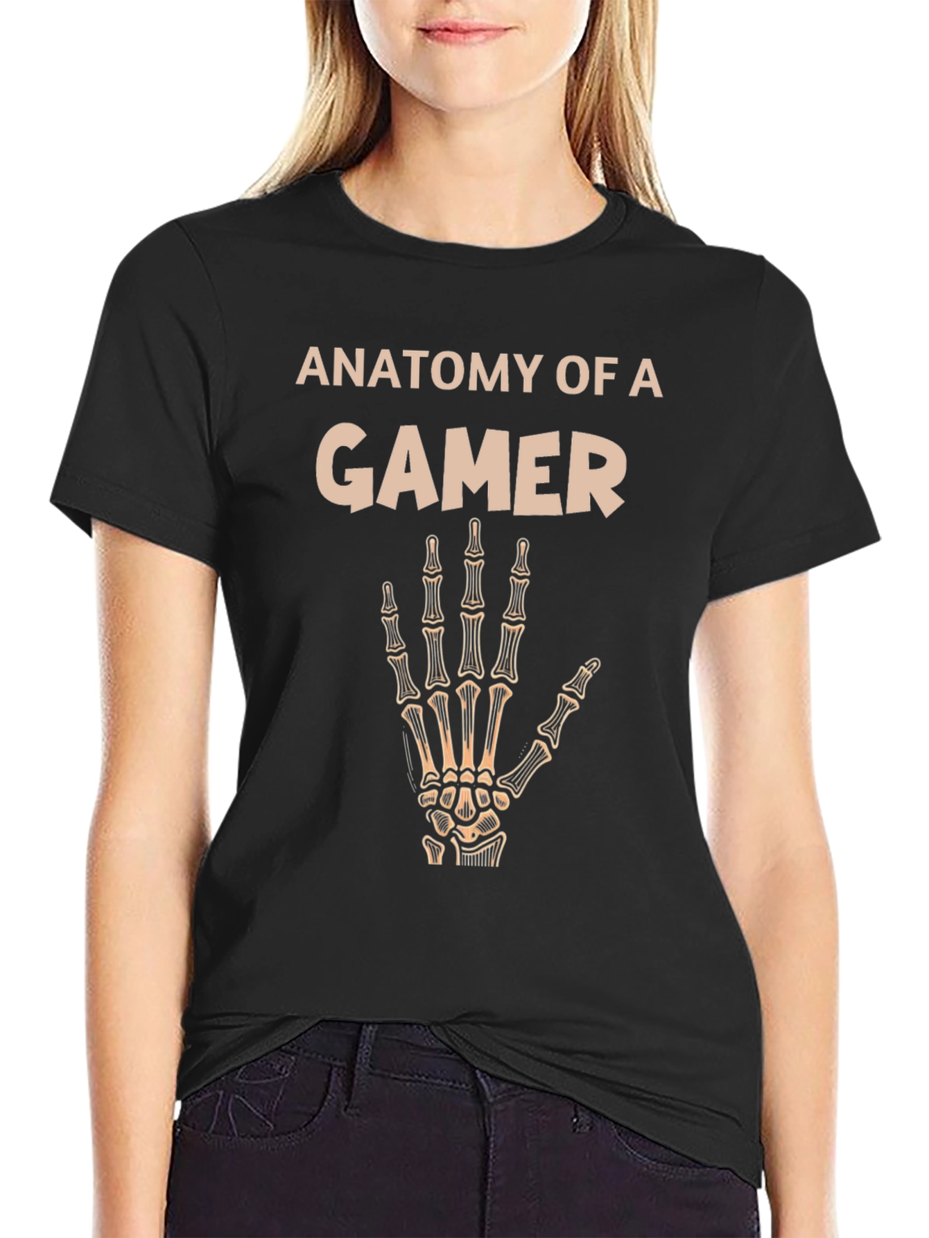 Anatomy of a Gamer Graphic T-Shirt