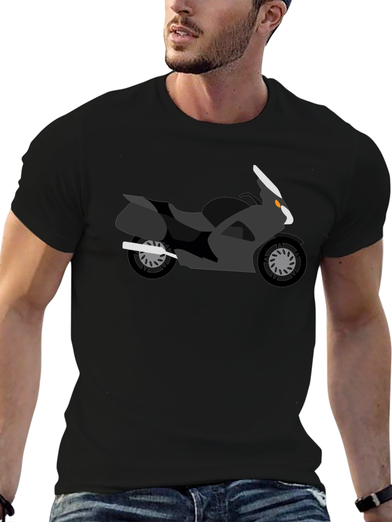 Motorcycle Graphic Tee - Ride in Style!