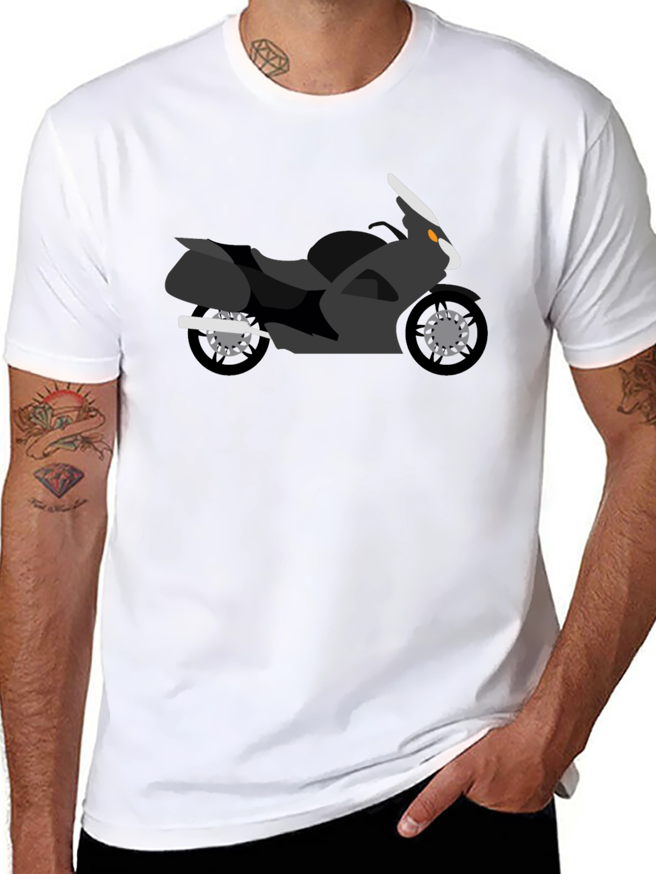 Motorcycle Graphic Tee - Ride in Style!