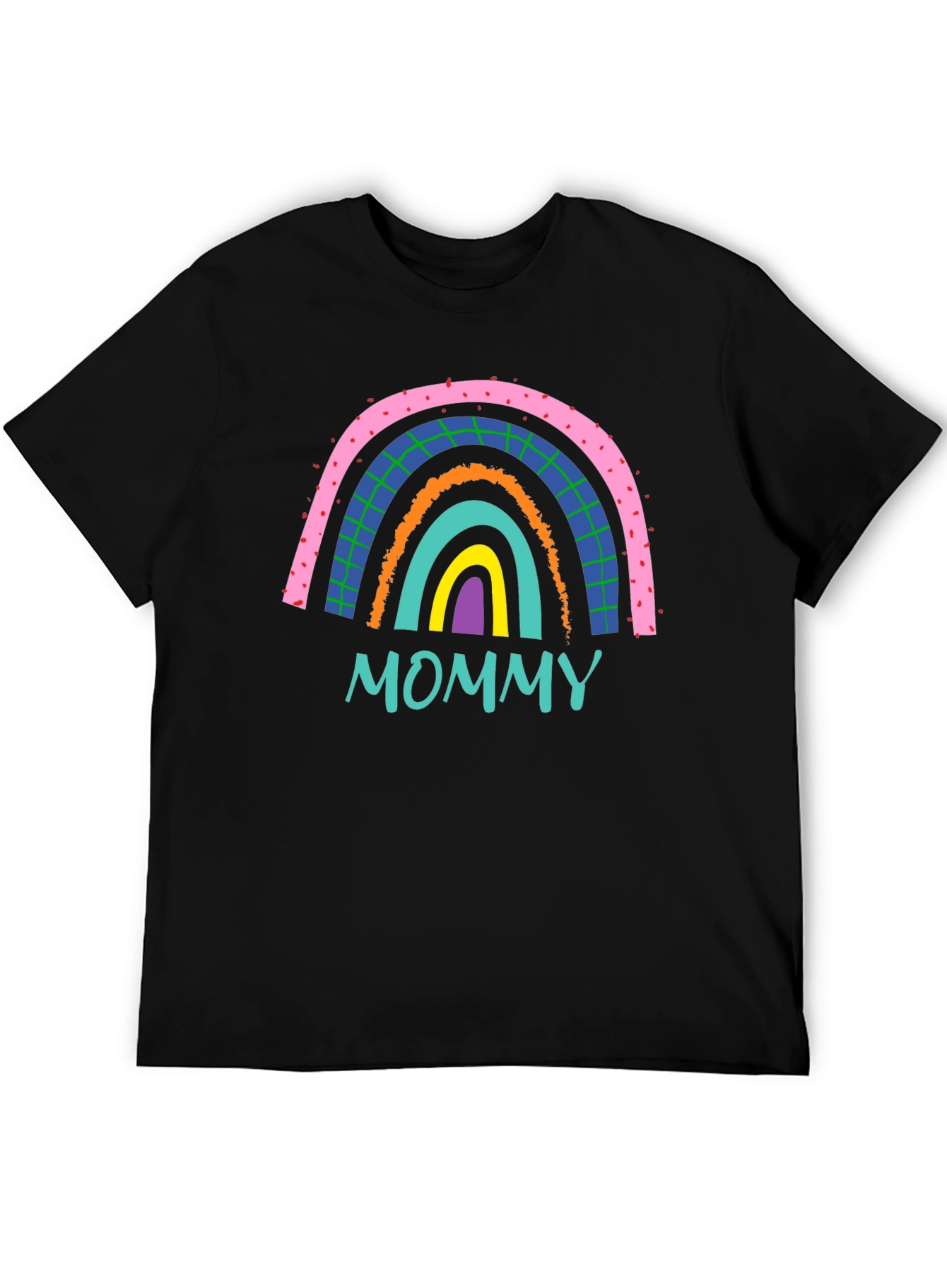 Retro Mommy Rainbow T-Shirt