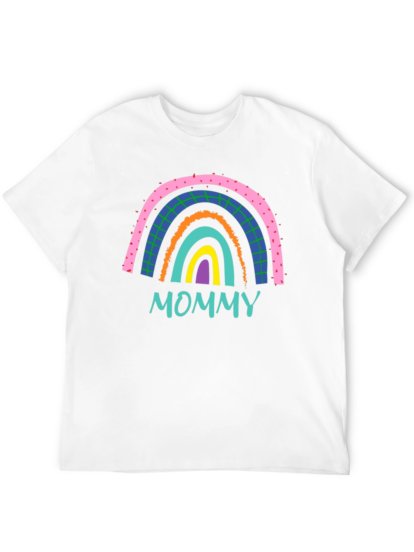 Retro Mommy Rainbow T-Shirt
