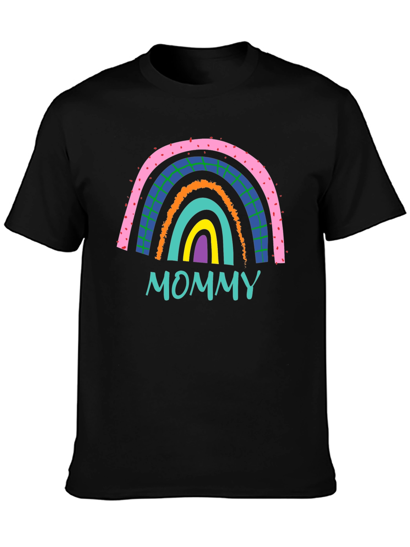 Retro Mommy Rainbow T-Shirt