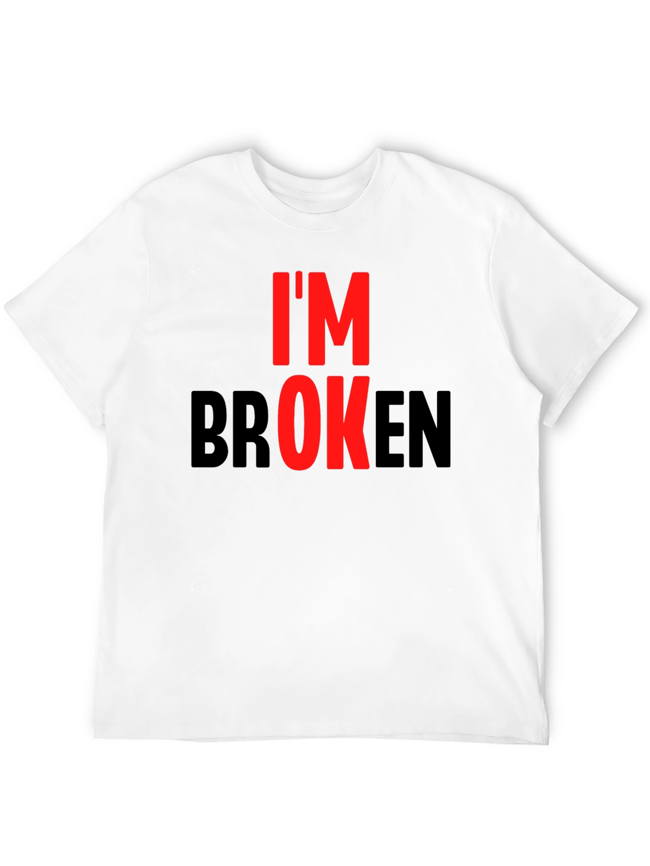 Im Broken Graphic Tee - Black T-Shirt