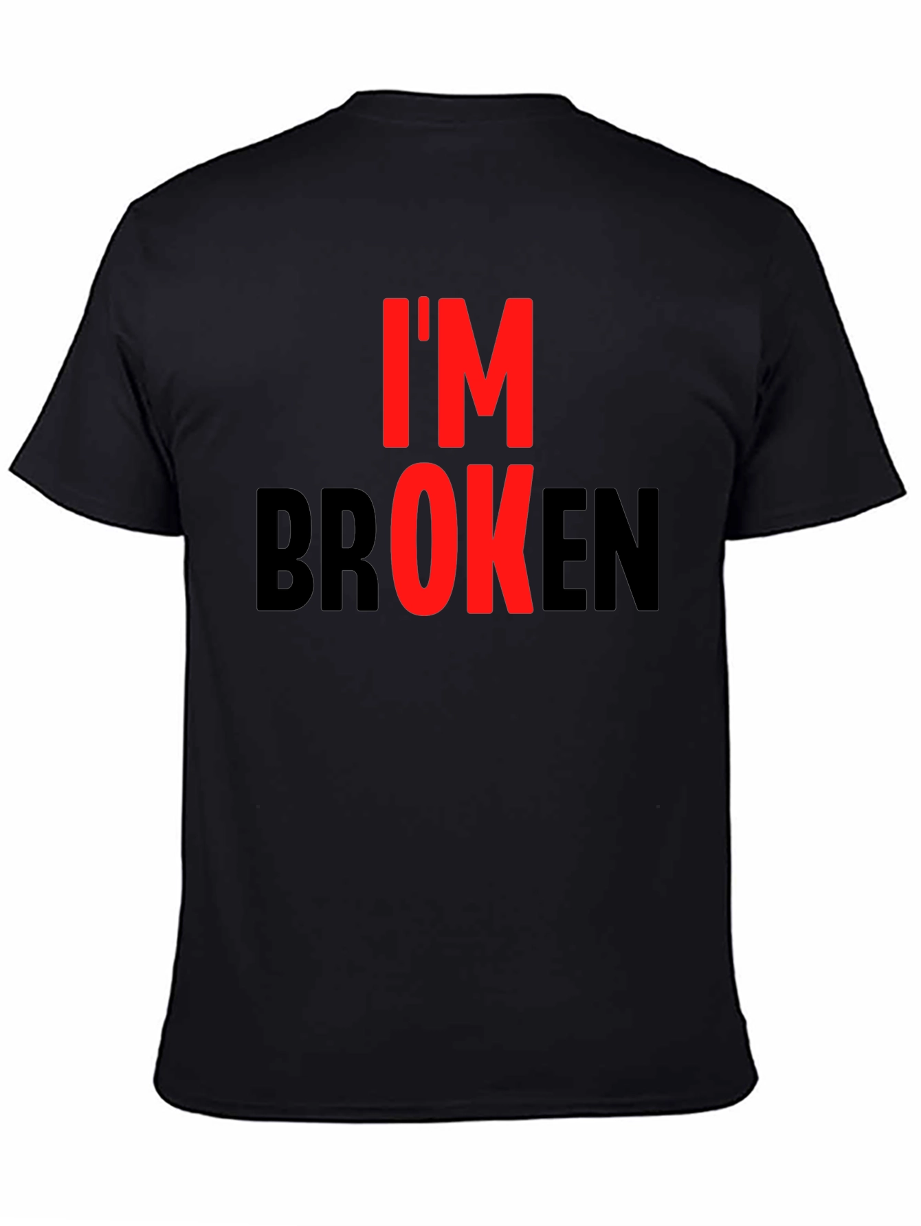 Im Broken Graphic Tee - Black T-Shirt