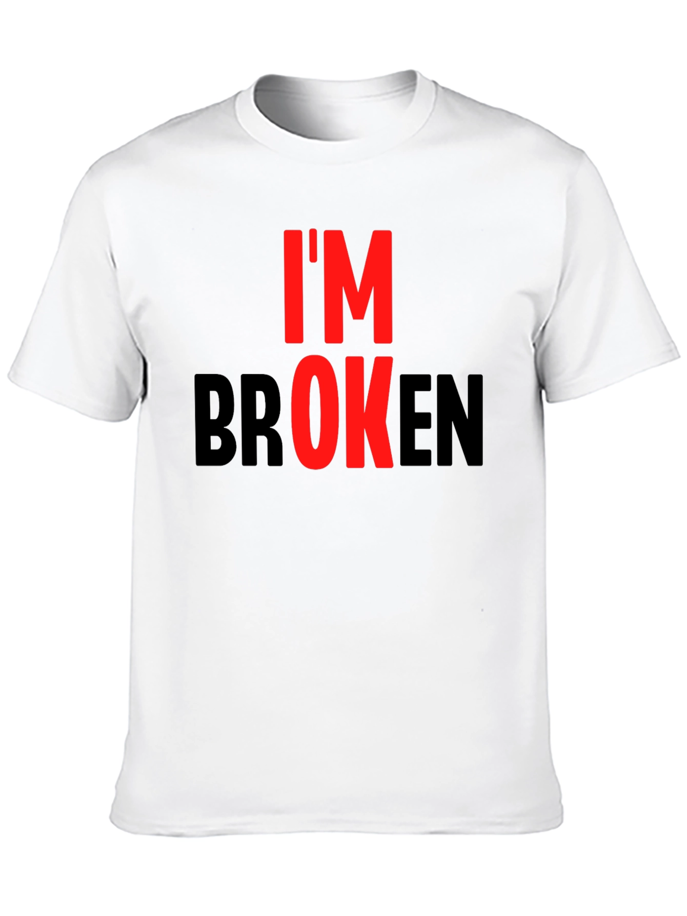 Im Broken Graphic Tee - Black T-Shirt
