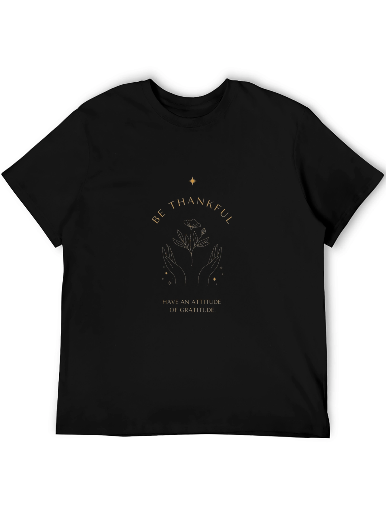 Thankful Graphic Tee - Black