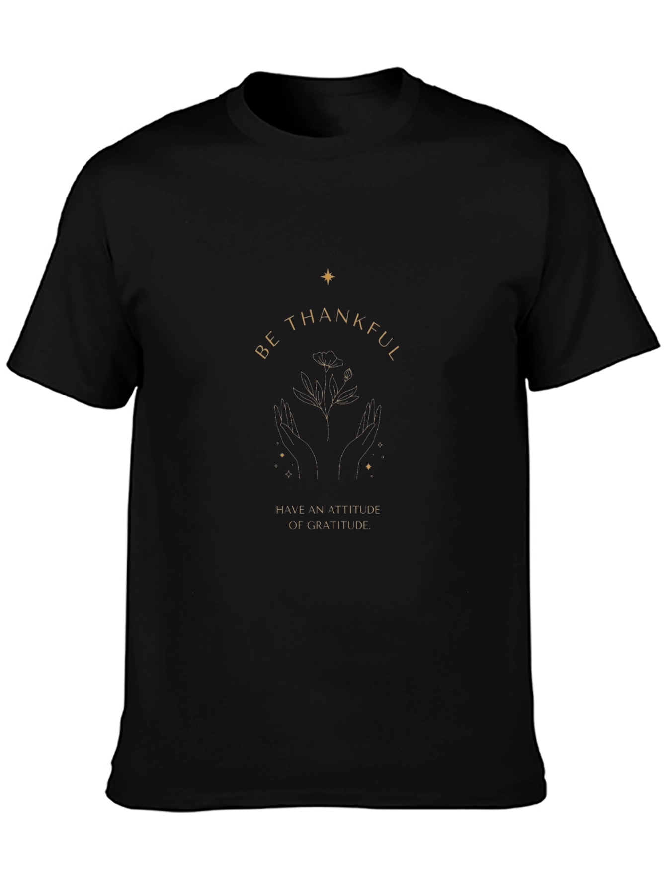 Thankful Graphic Tee - Black