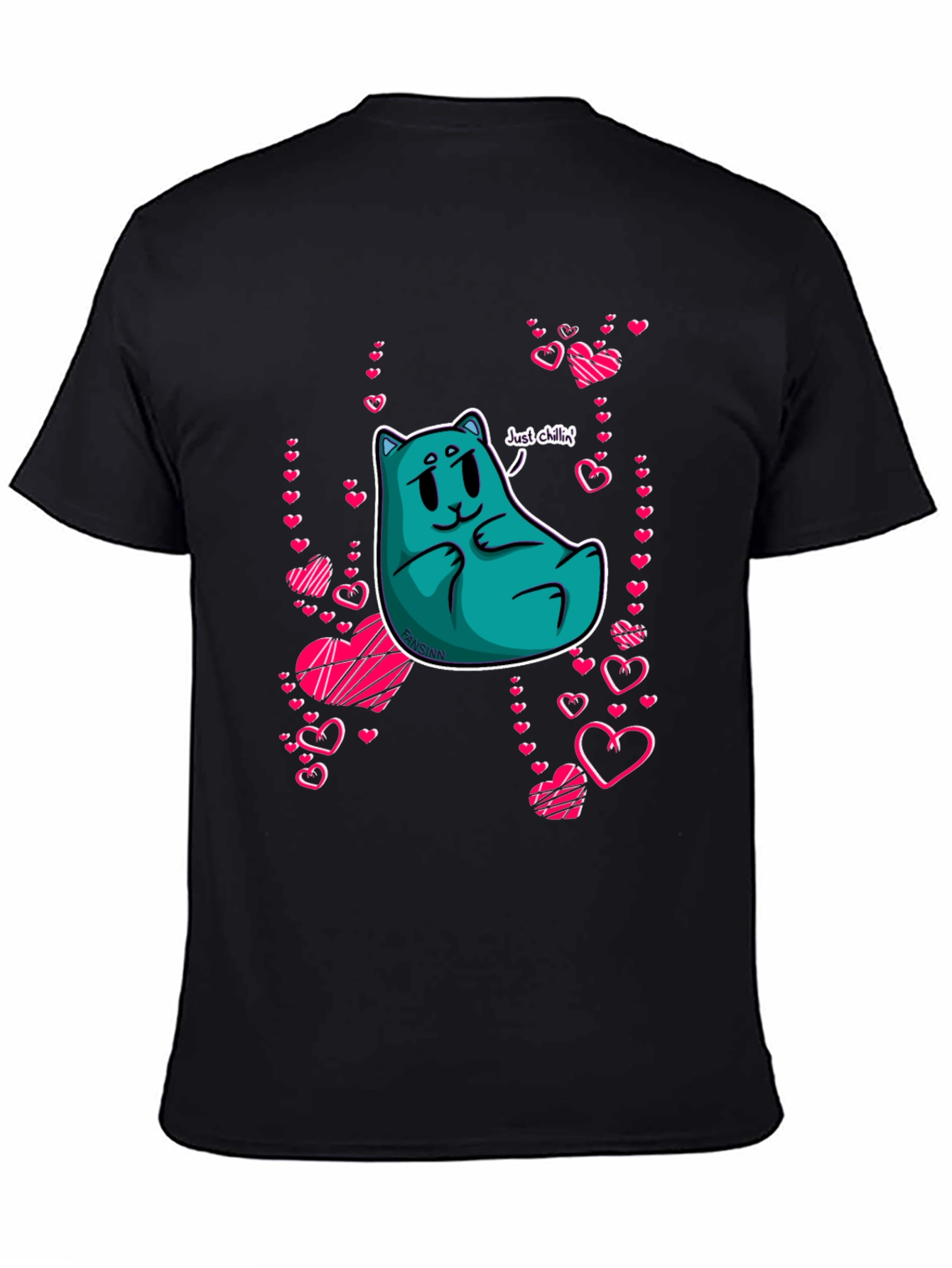 Chill Cat Valentines T-Shirt
