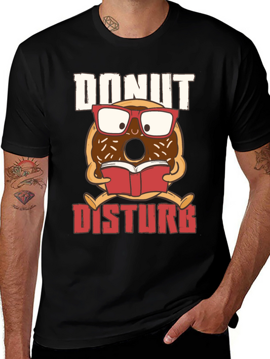 Donut Disturb T-Shirt - Book Reading Design