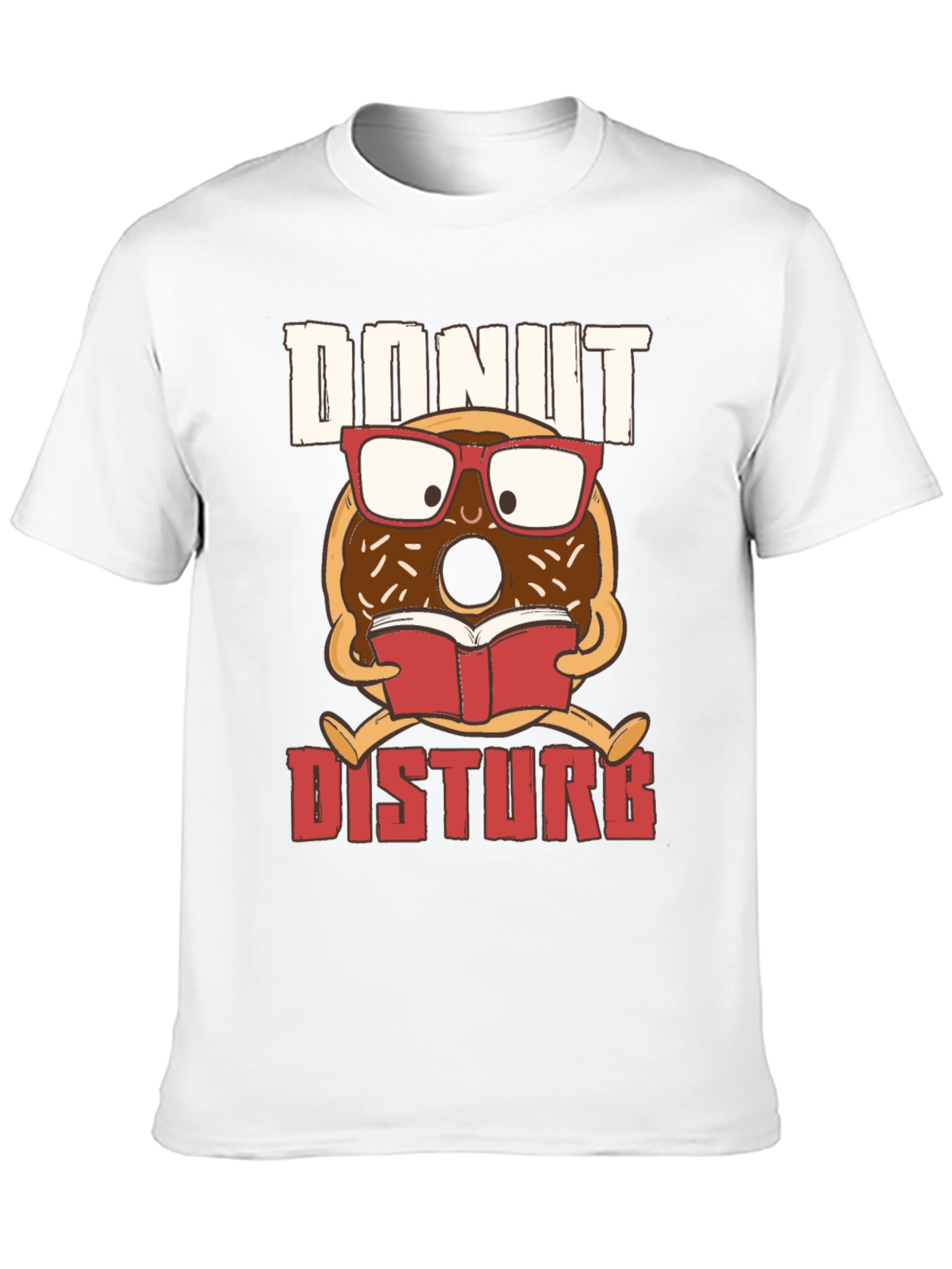 Donut Disturb T-Shirt - Book Reading Design