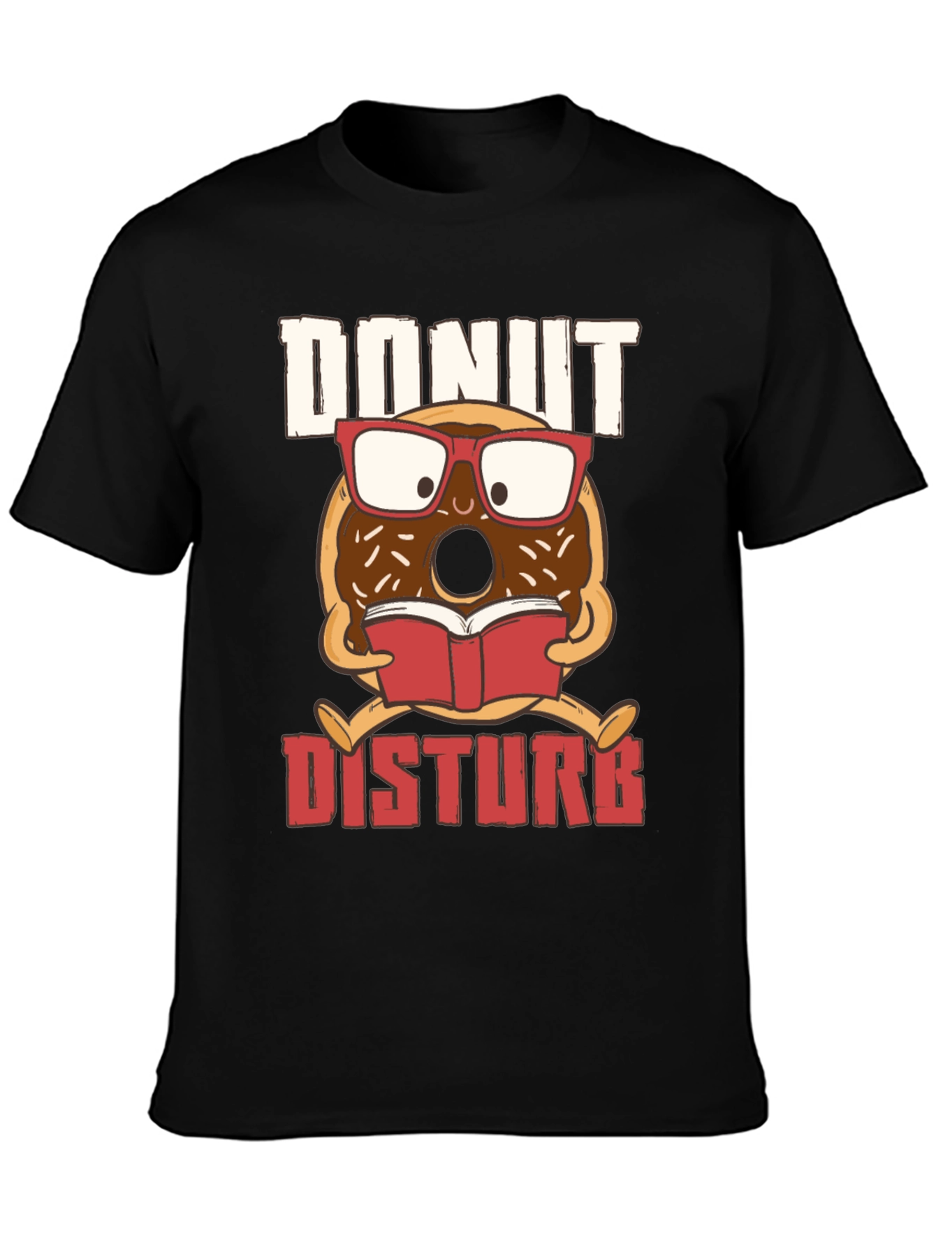Donut Disturb T-Shirt - Book Reading Design