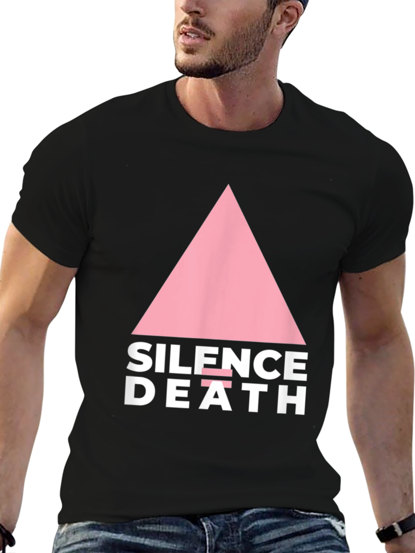 Silence=Death Triangle Graphic Tee