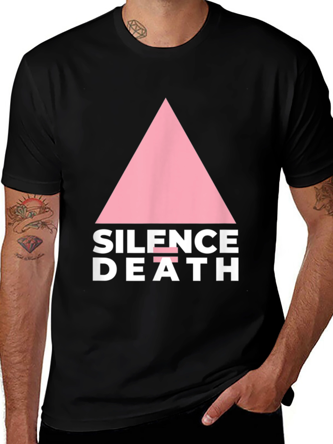 Silence=Death Triangle Graphic Tee