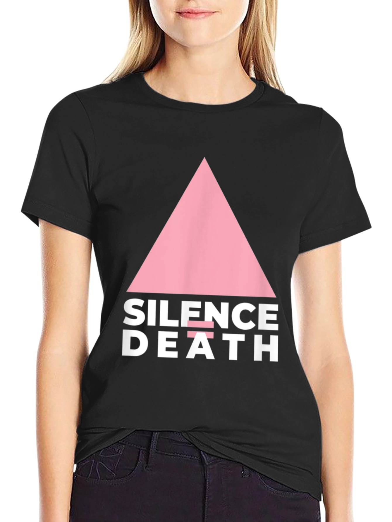 Silence=Death Triangle Graphic Tee