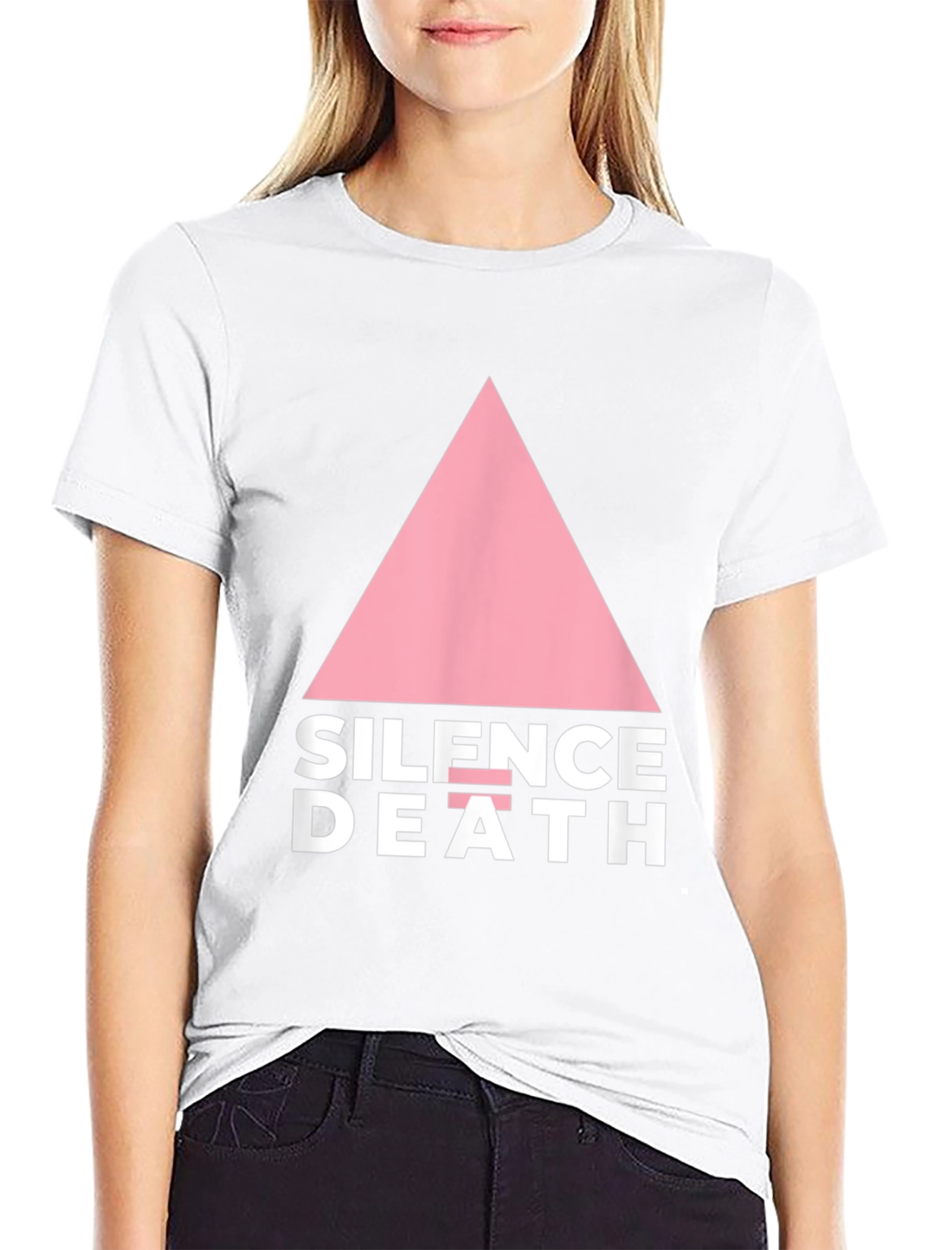 Silence=Death Triangle Graphic Tee
