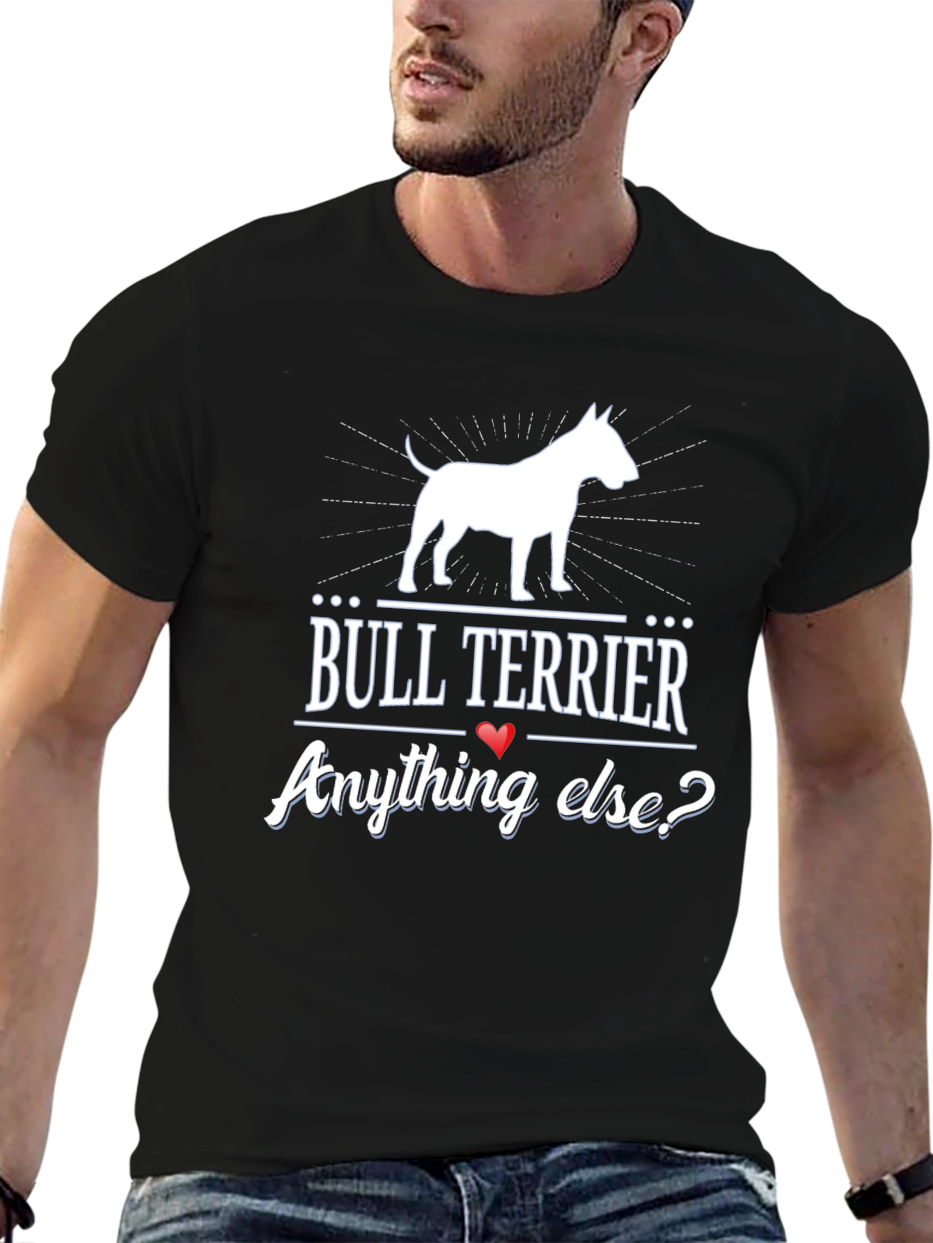 Bull Terrier Graphic Tee - Anything Else? Novelty Shirt